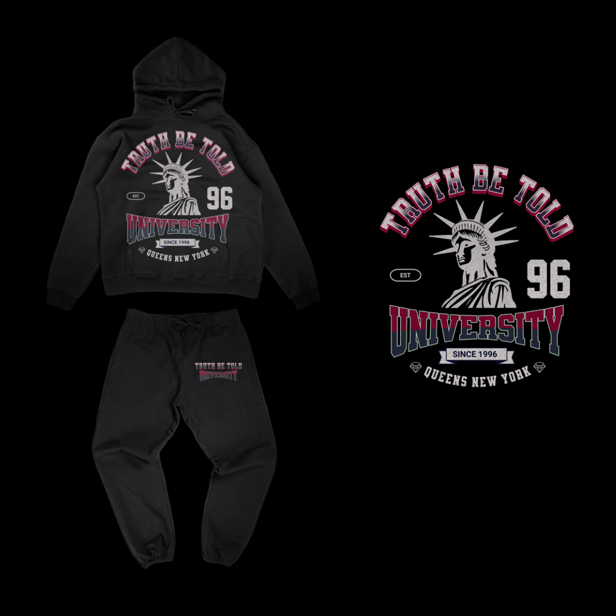 Truth Be Told “University” Sweatsuit